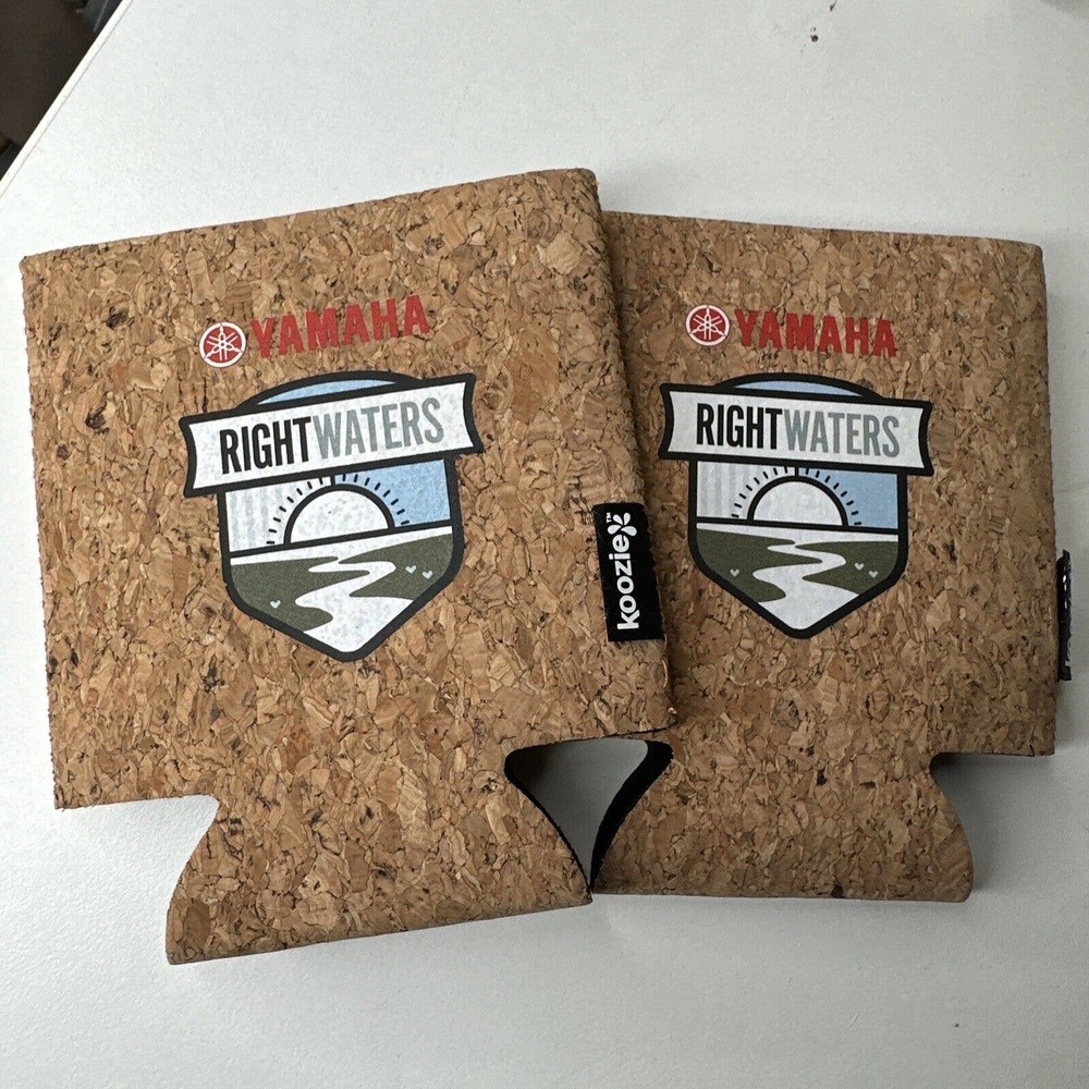 2 Koozie Yamaha Right Waters Cork Style